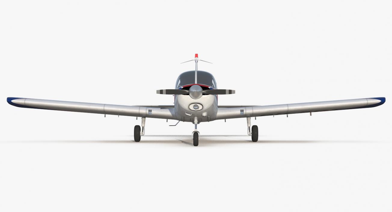 3D model Aircraft Piper PA-28-161 Warrior II