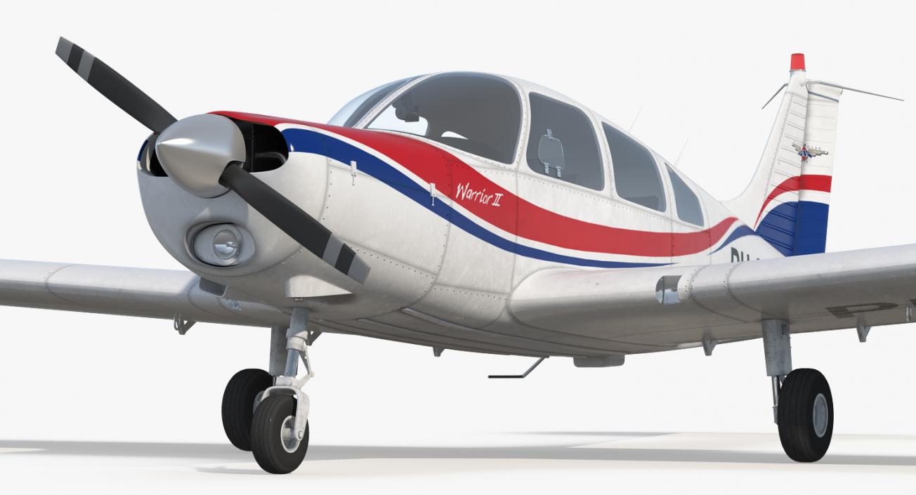 3D model Aircraft Piper PA-28-161 Warrior II