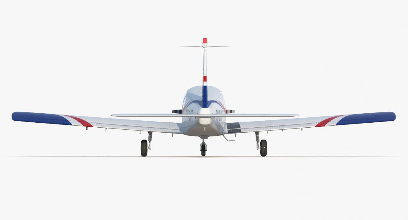 3D model Aircraft Piper PA-28-161 Warrior II