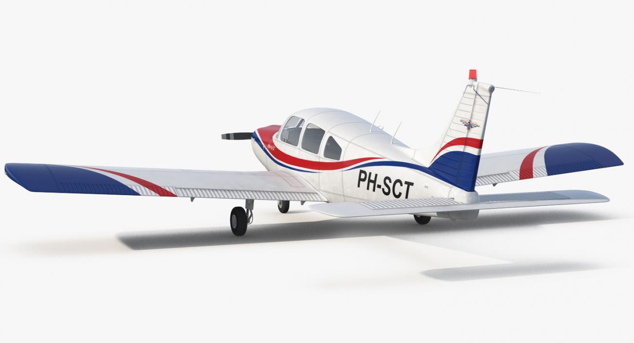 3D model Aircraft Piper PA-28-161 Warrior II