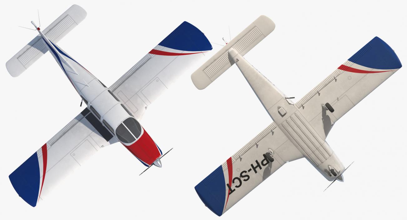 3D model Aircraft Piper PA-28-161 Warrior II