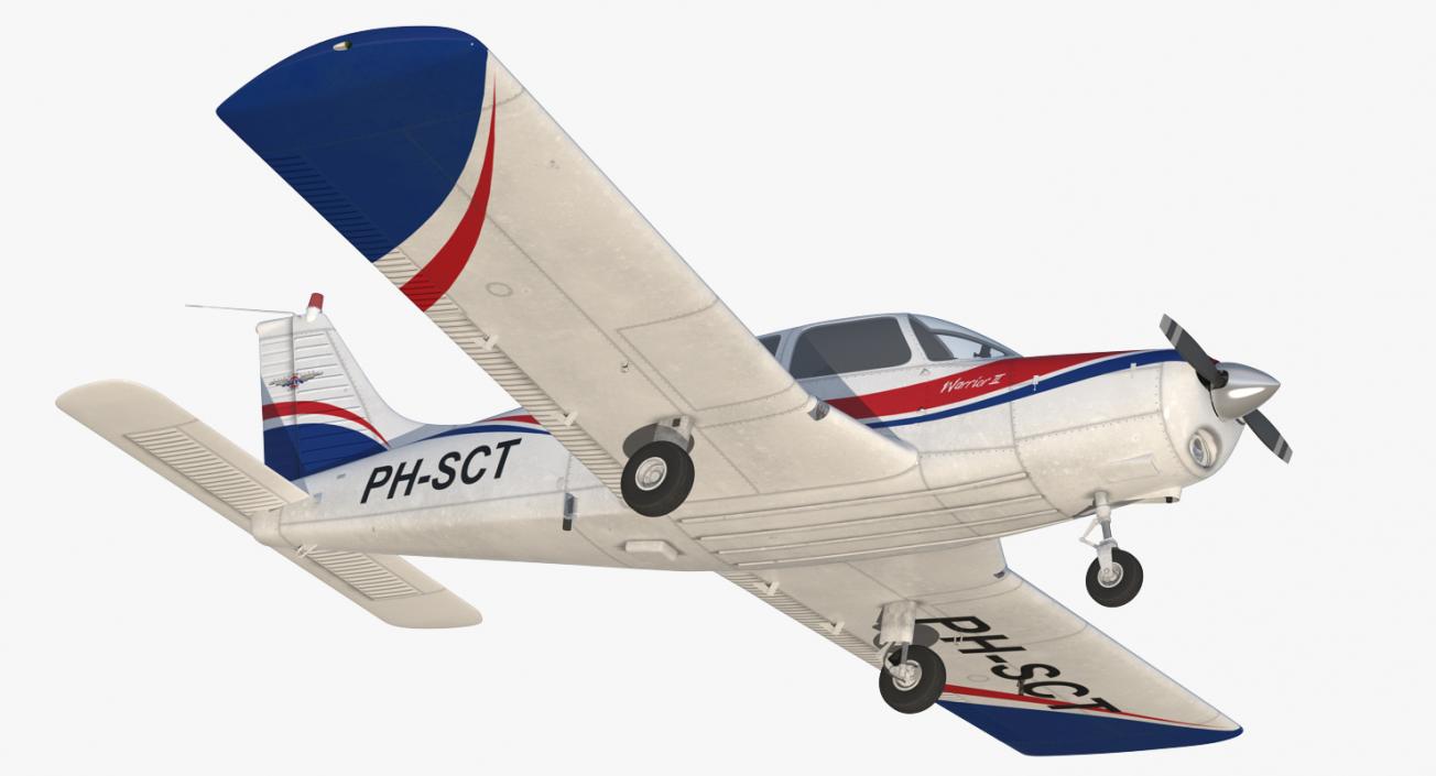 3D model Aircraft Piper PA-28-161 Warrior II