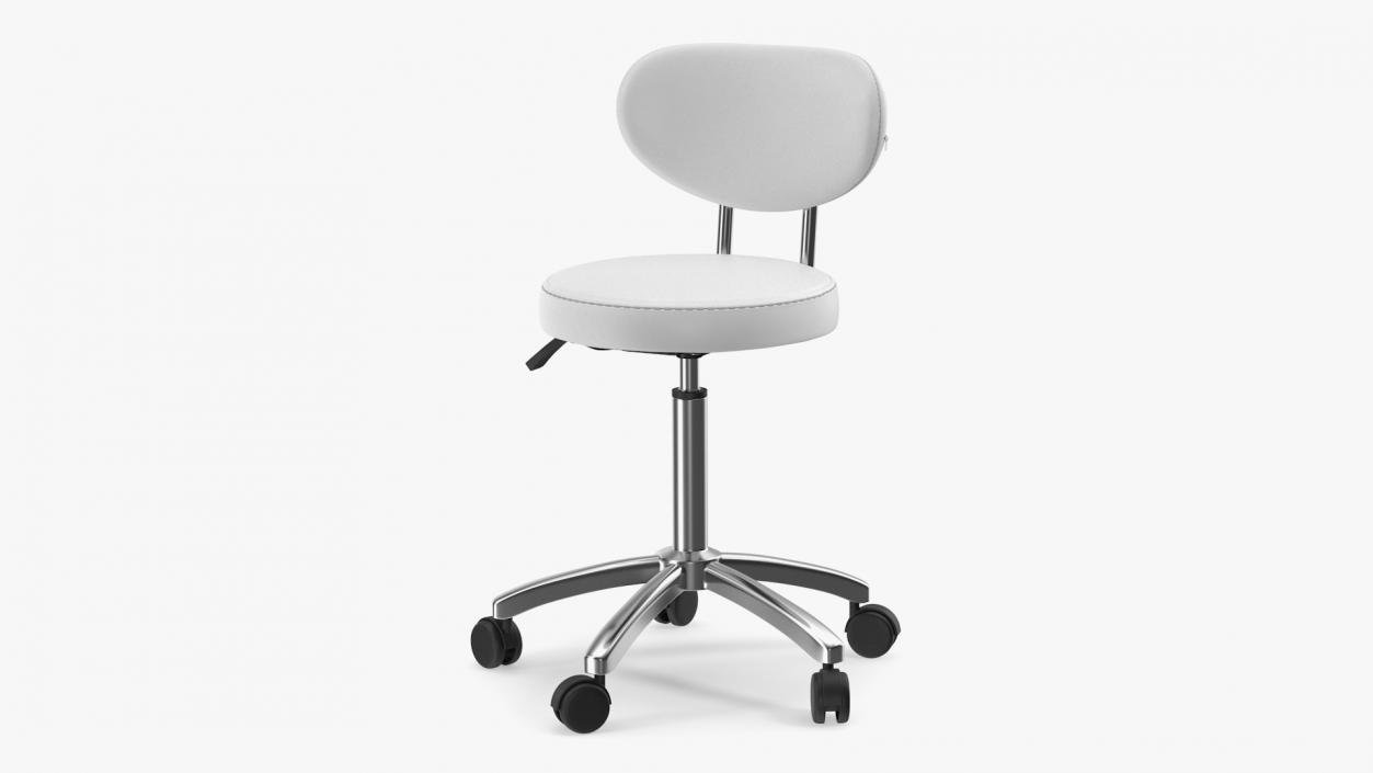 3D Doctors Office Chair White