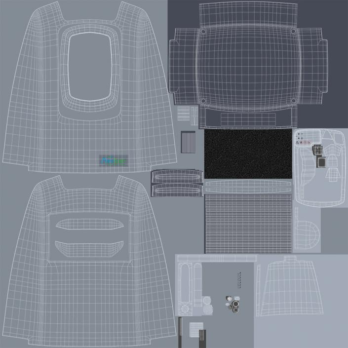 Oxygen Concentrator with E Tank Back Up 3D model