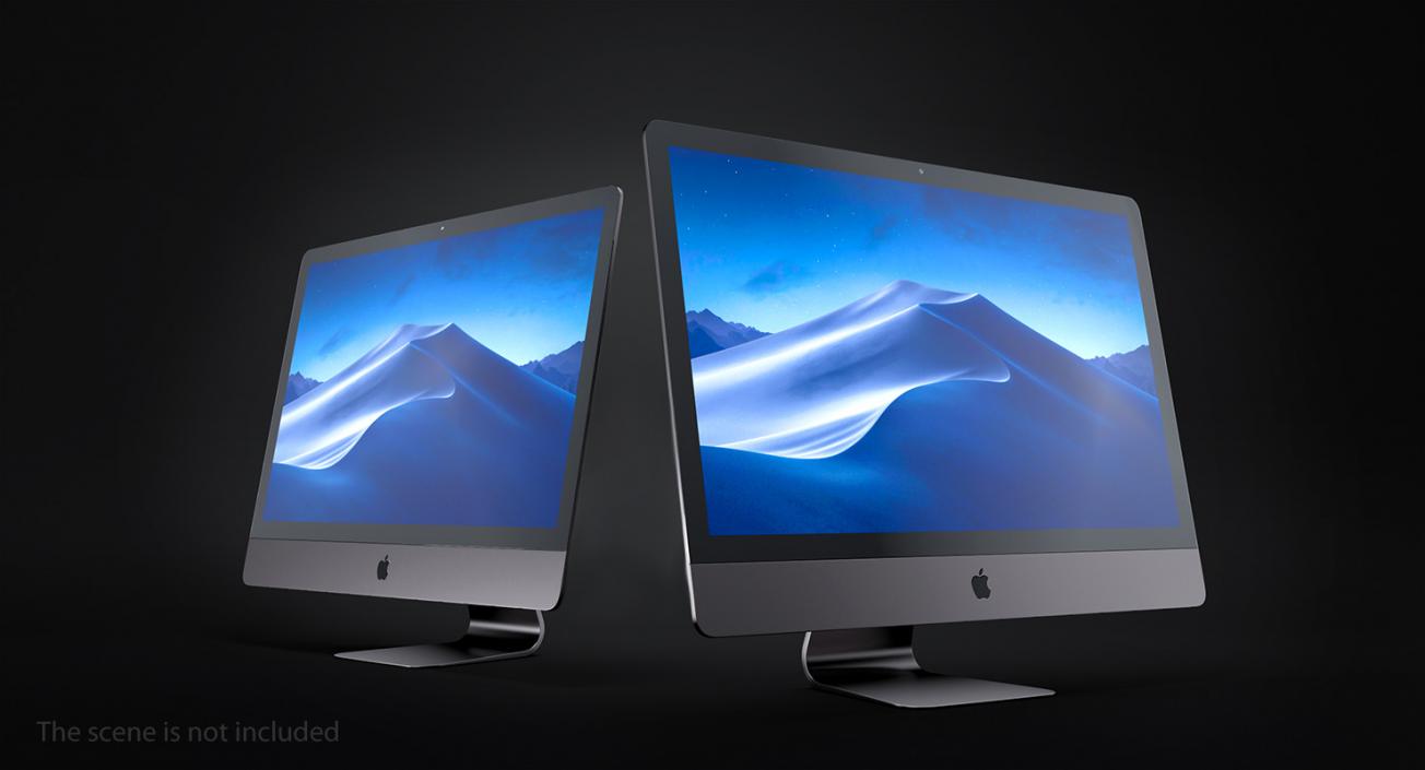 3D iMac Retina 5K Display Black model