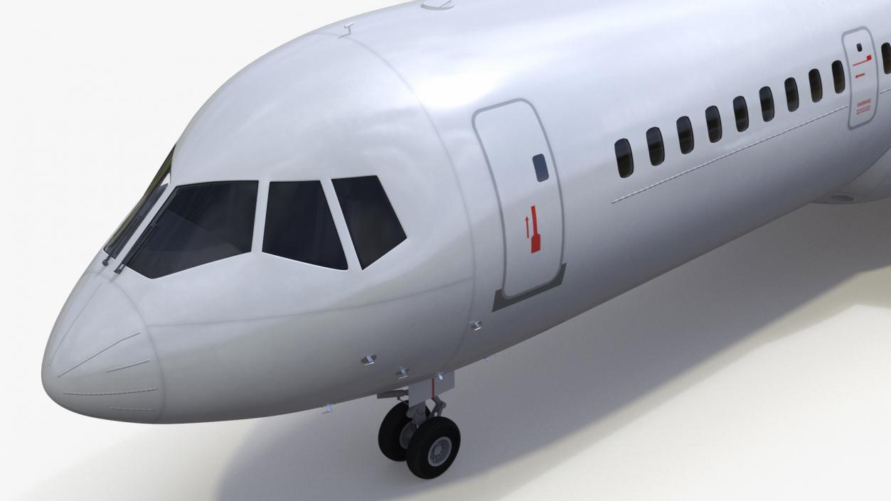 3D Single Aisle Airliner Rigged model