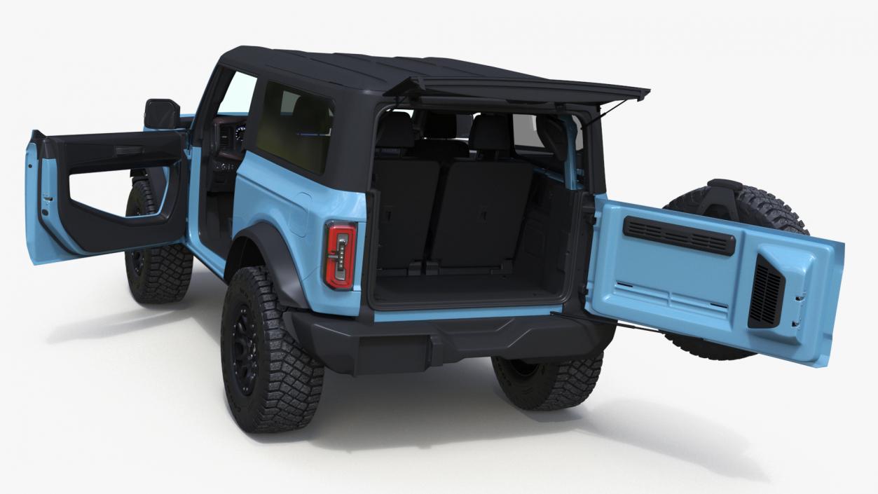 3D Ford Bronco Two Door Area 51 model