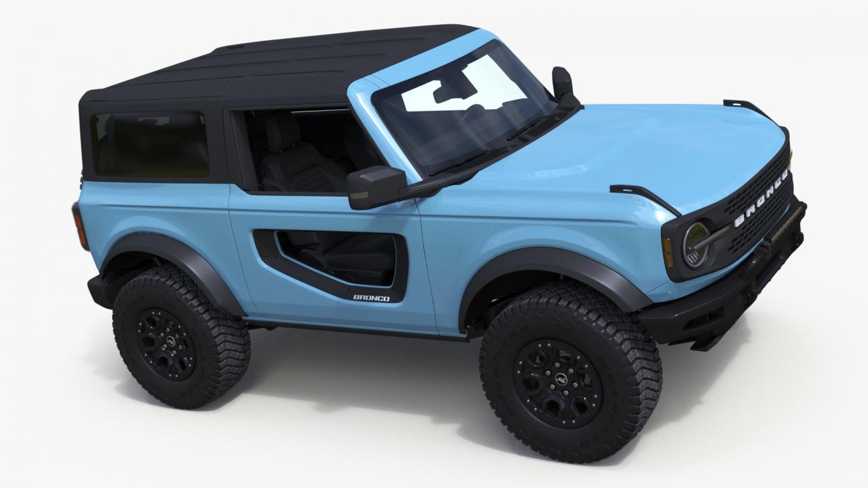 3D Ford Bronco Two Door Area 51 model