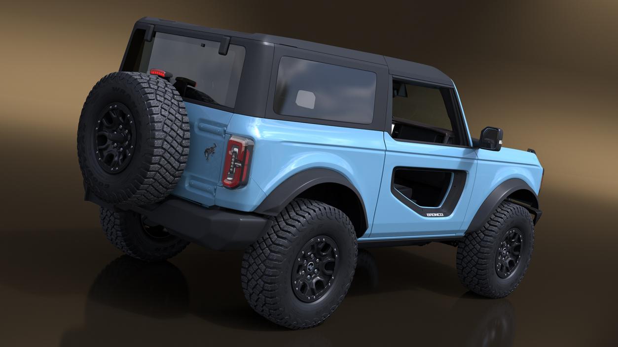 3D Ford Bronco Two Door Area 51 model