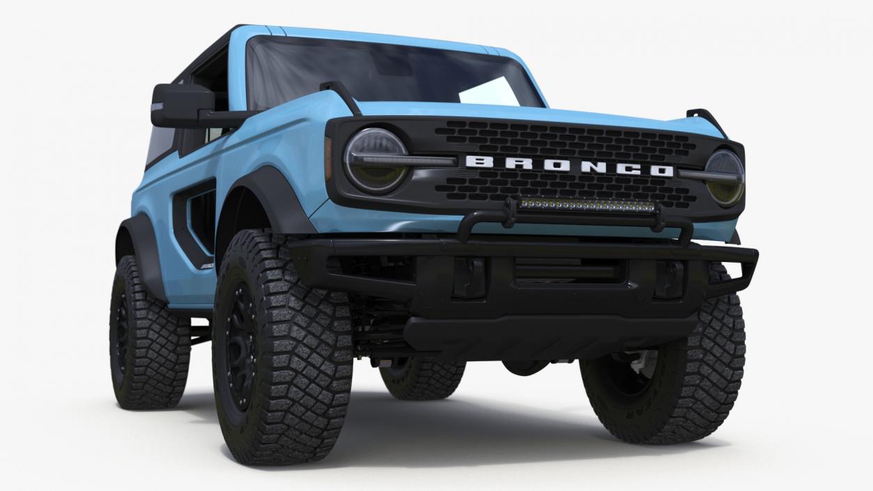 3D Ford Bronco Two Door Area 51 model