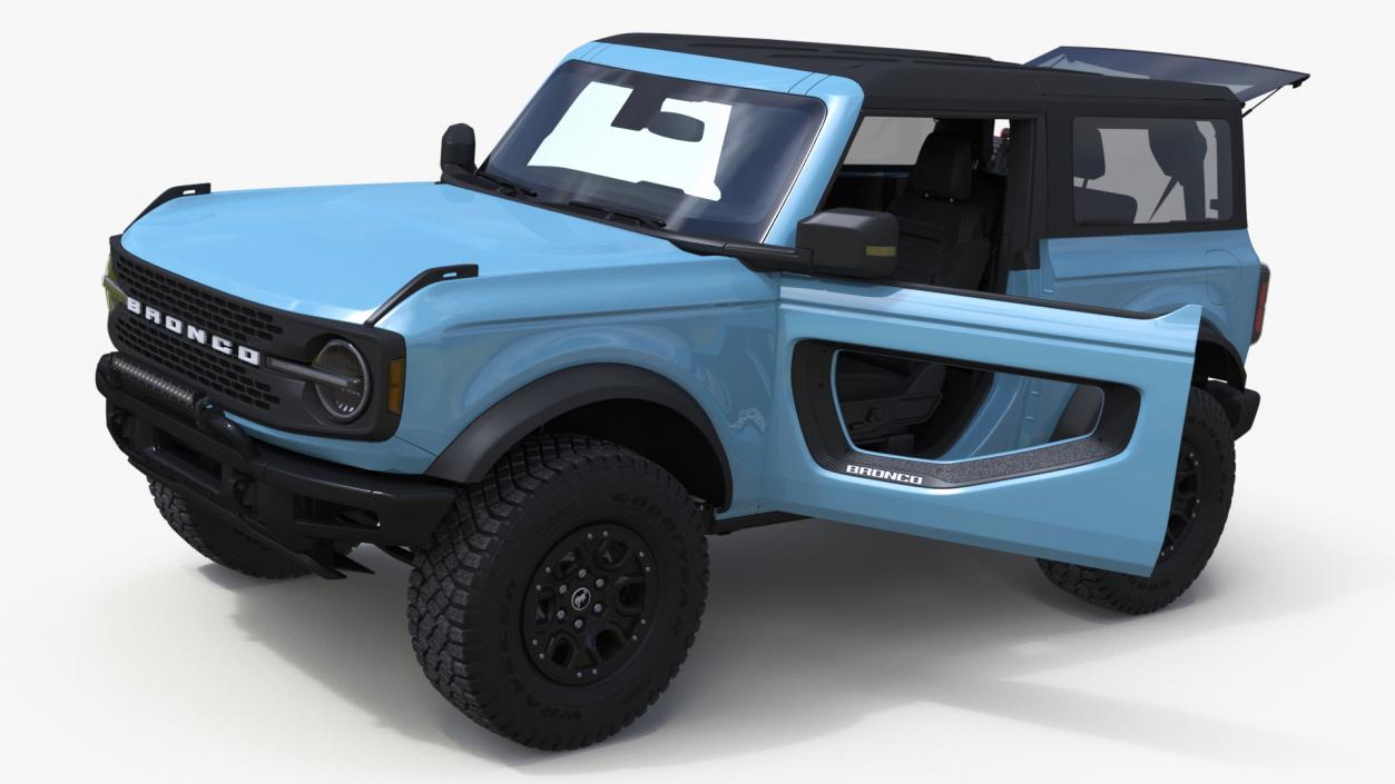 3D Ford Bronco Two Door Area 51 model