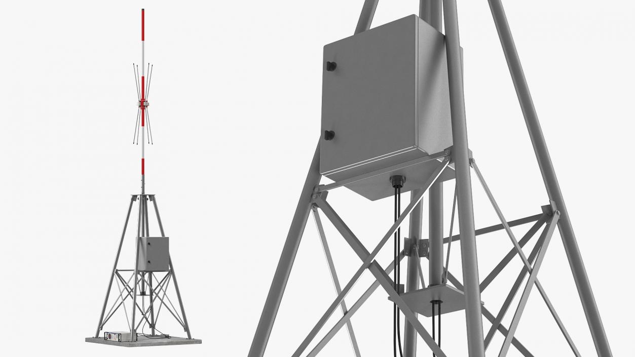 3D VTS Radio Direction Finder System with Antenna