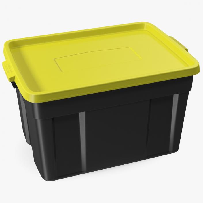 Polyethylene Storage Bin 25 Gallon 3D model