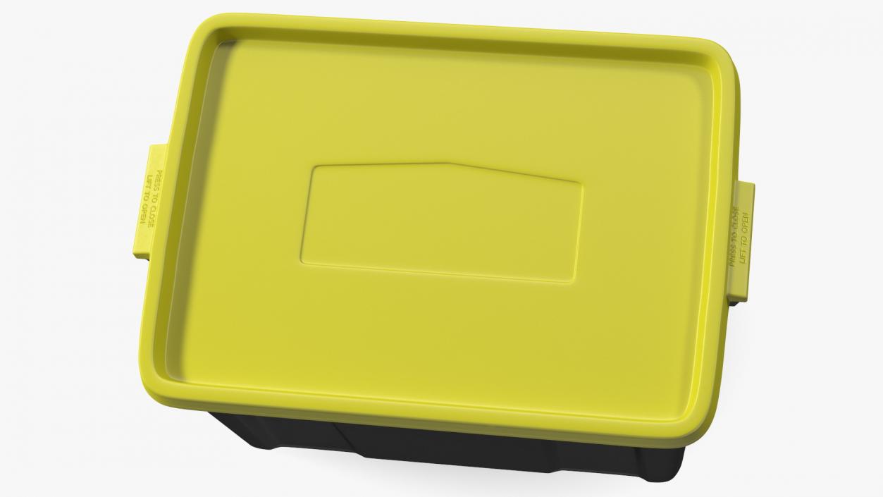 Polyethylene Storage Bin 25 Gallon 3D model