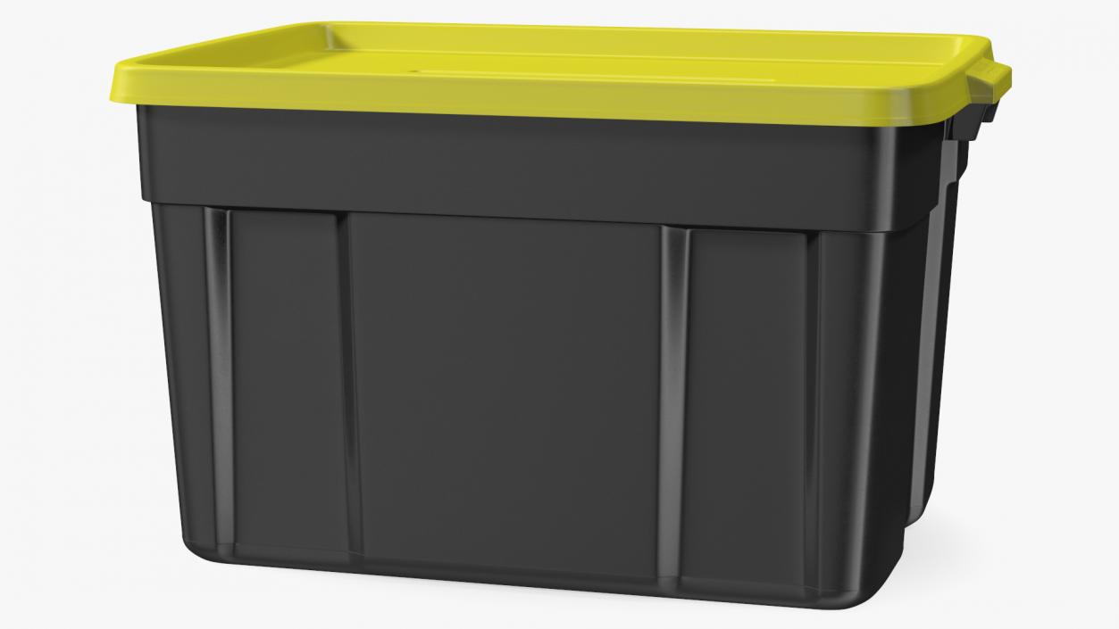 Polyethylene Storage Bin 25 Gallon 3D model