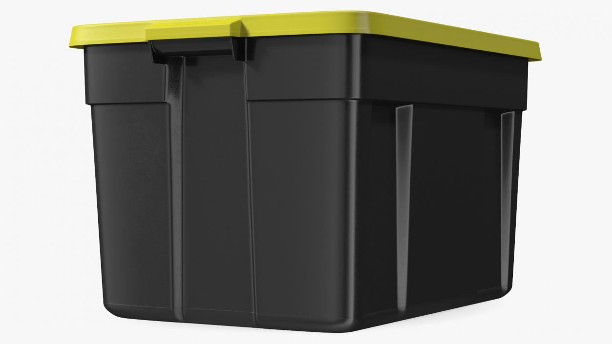 Polyethylene Storage Bin 25 Gallon 3D model