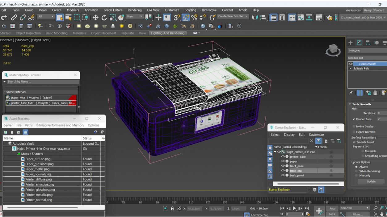 3D Inkjet Printer 4-In-One model