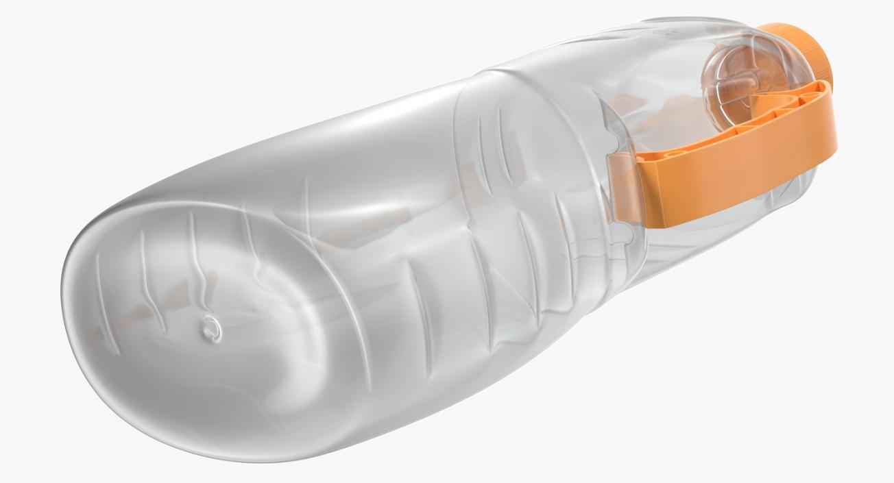 3D Empty Plastic Package Bottle model