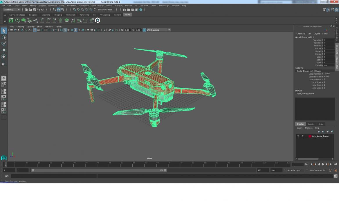 Aerial Drone 3D