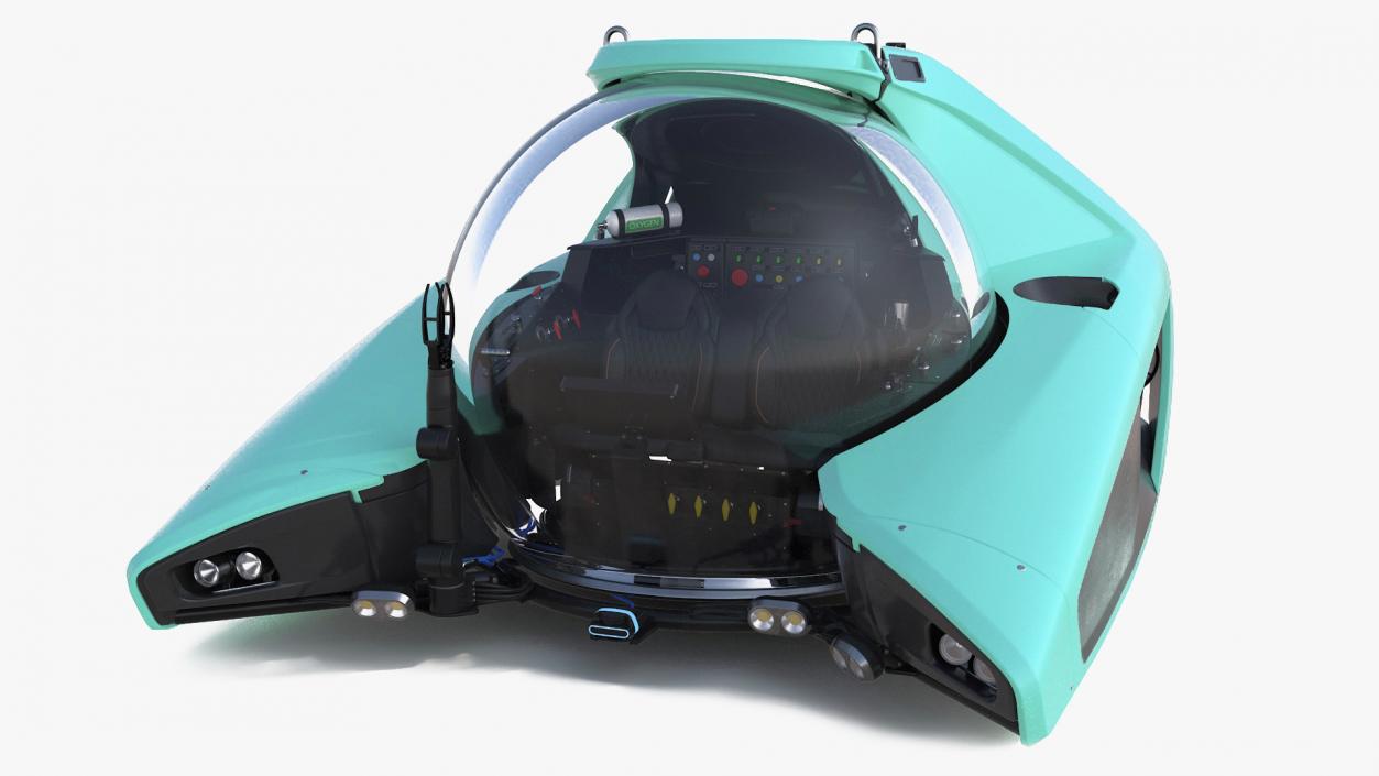 3D model Futuristic Submersible Vehicle