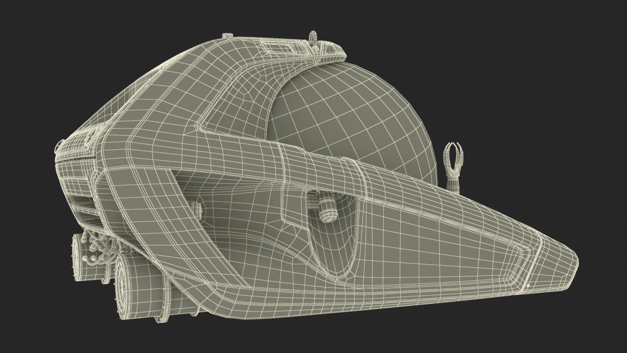 3D model Futuristic Submersible Vehicle