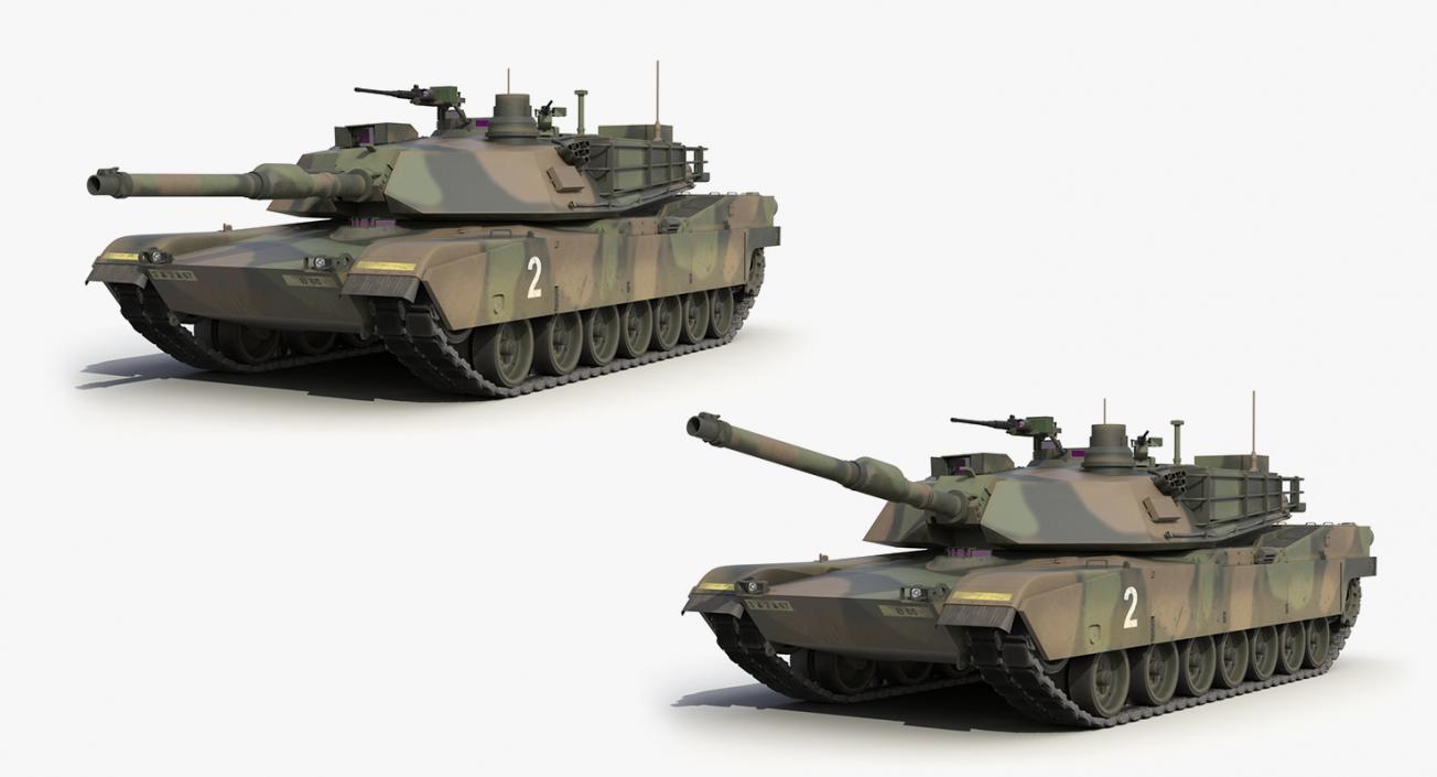 US Tanks Collection 3D model