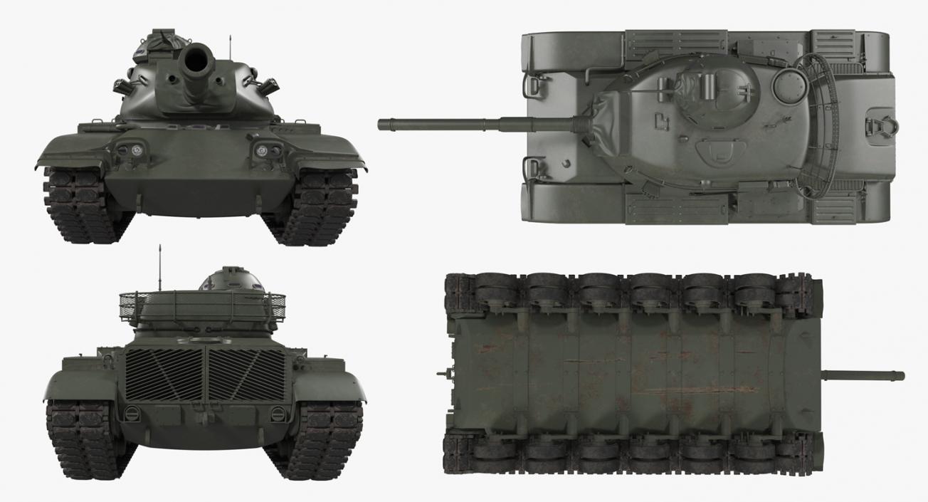 US Tanks Collection 3D model