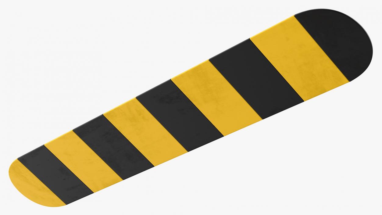 3D Traffic Safety Speed Bump Dusty