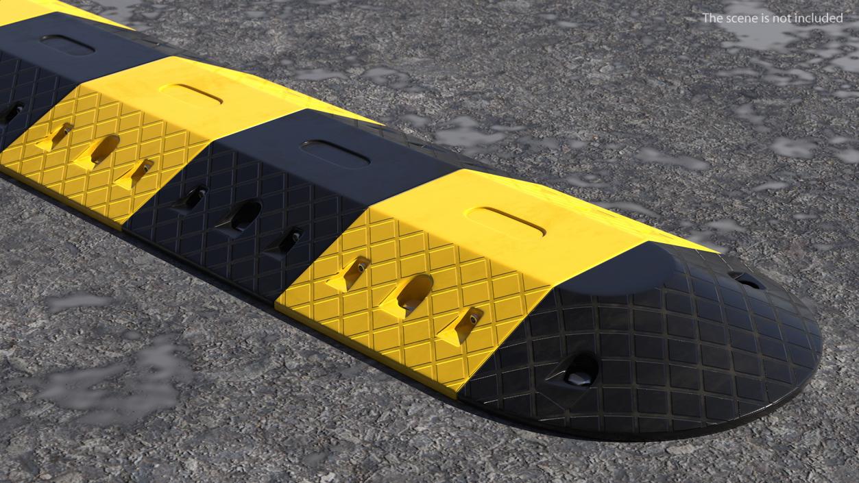 3D Traffic Safety Speed Bump Dusty