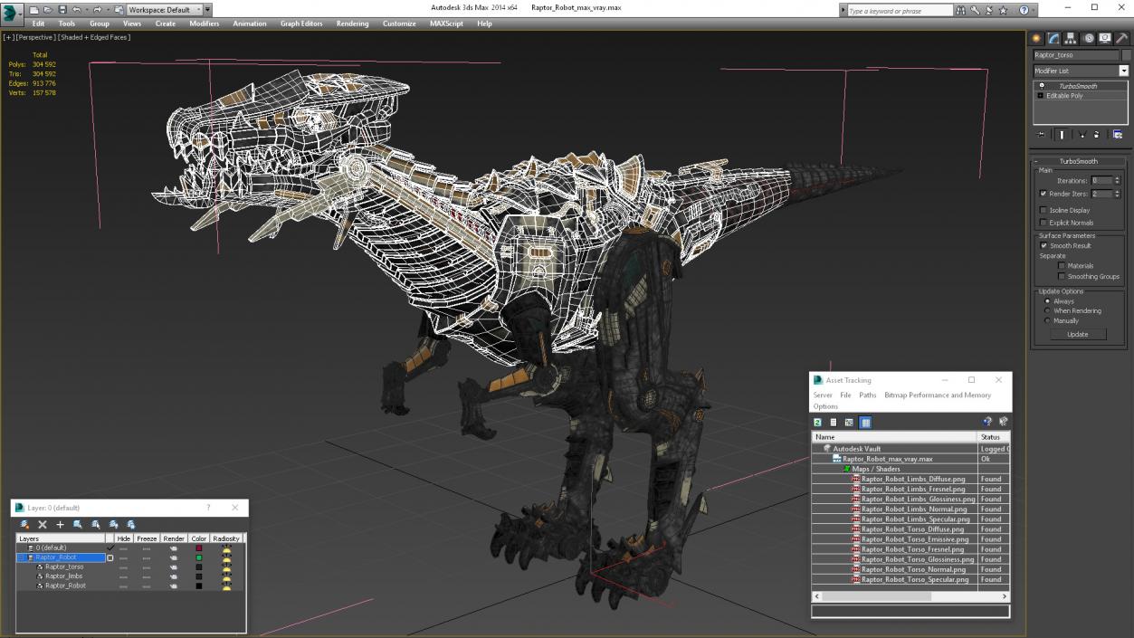 Raptor Robot 3D