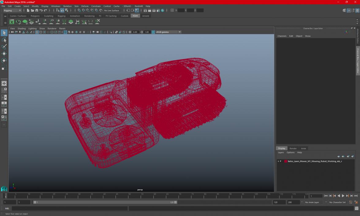 Intelligent Mowing Robot 3D model