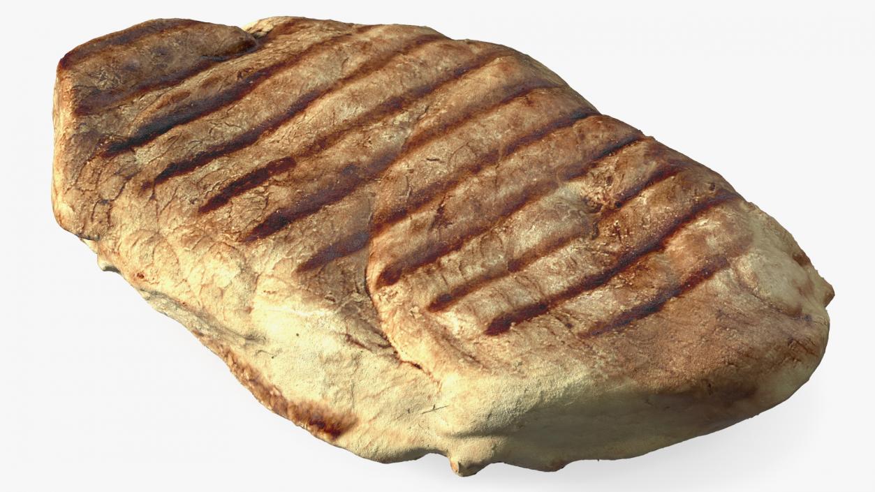 3D model Raw and Roast Steak Collection