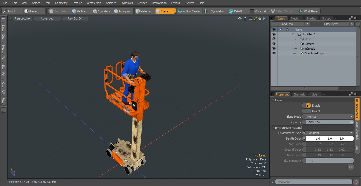 3D Electrician with JLG 1230ES Vertical Mast Lift