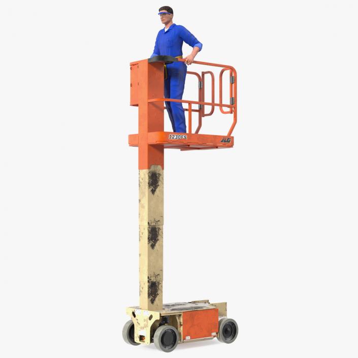 3D Electrician with JLG 1230ES Vertical Mast Lift