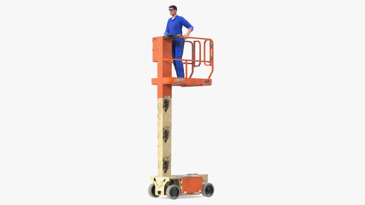 3D Electrician with JLG 1230ES Vertical Mast Lift