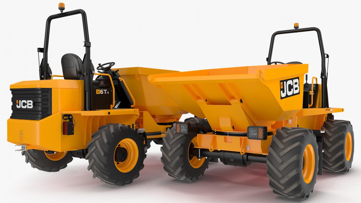 3D model JCB 6T-1 Site Dumper