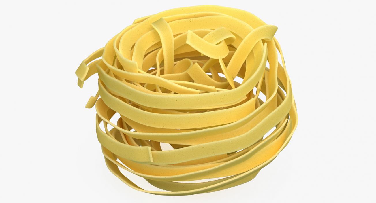 Uncooked Pasta Nest 3D model