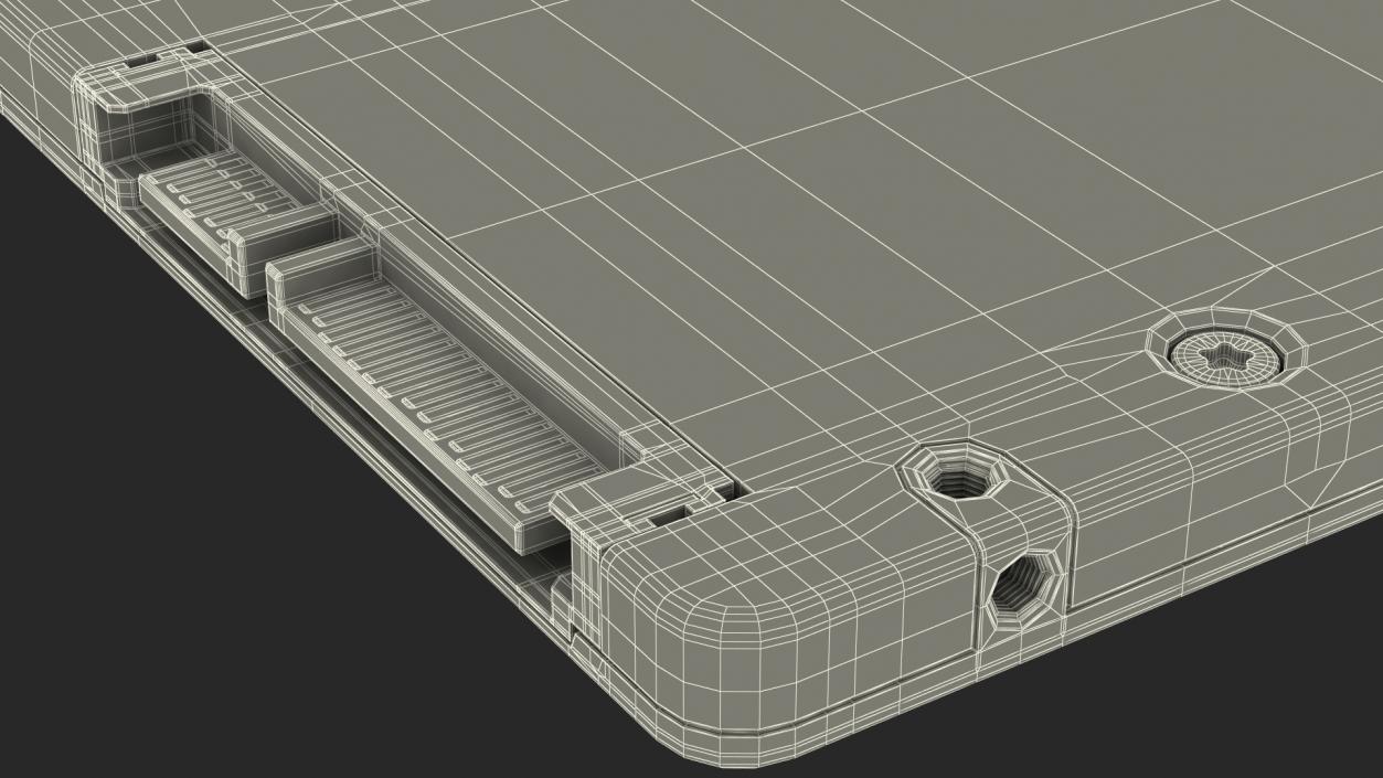 3D SSD Hard Drive 1TB model