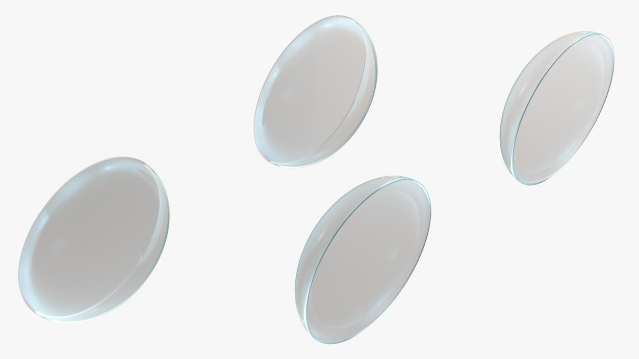 3D model Clear Contact Lenses