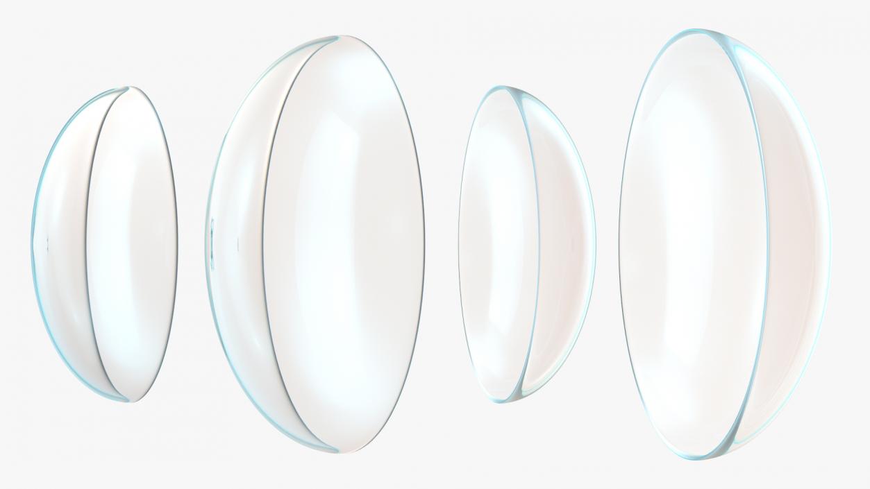 3D model Clear Contact Lenses