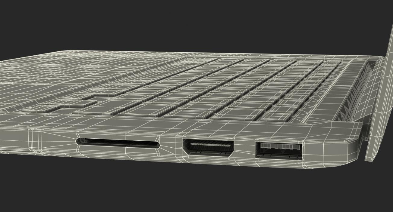 Generic Thin Laptop 3D model