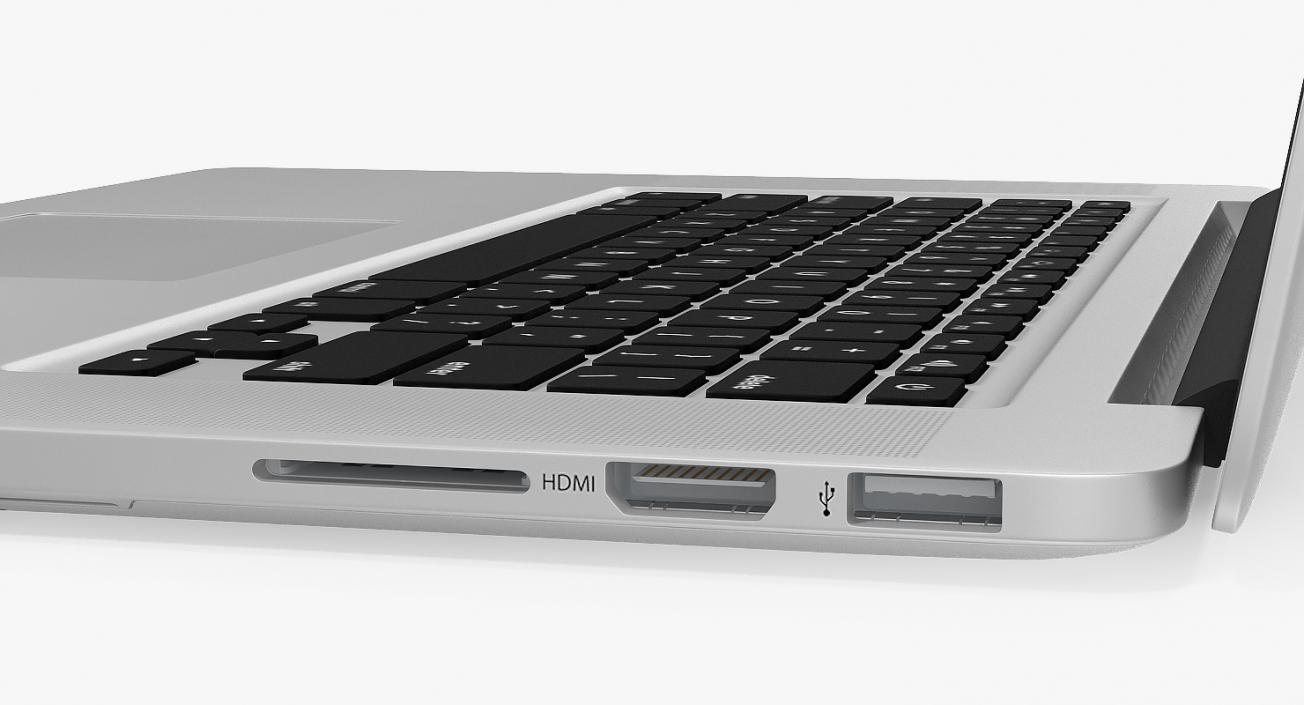 Generic Thin Laptop 3D model