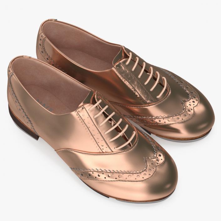 Gold Tap Shoes 3D model