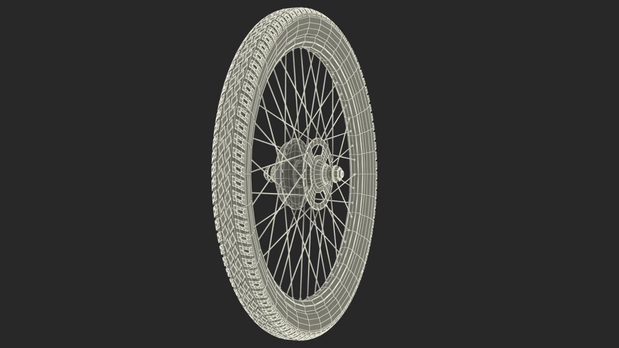 3D Bicycle Wheel model