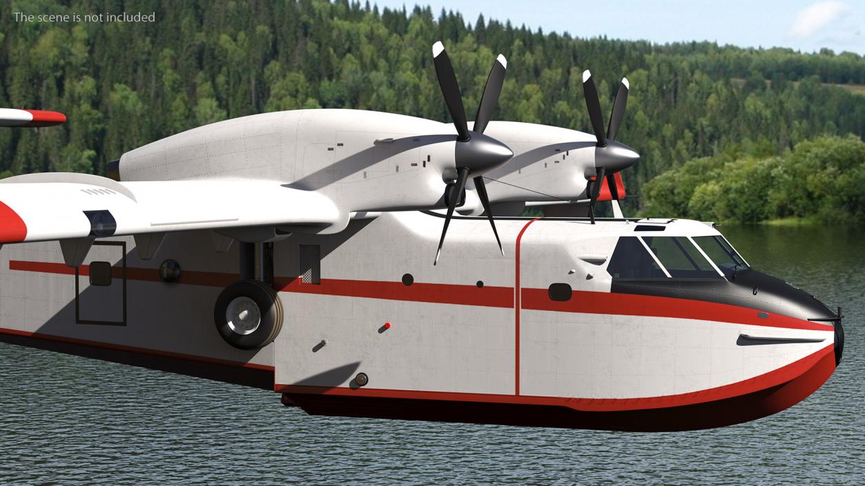 3D Amphibious Aircraft Flight