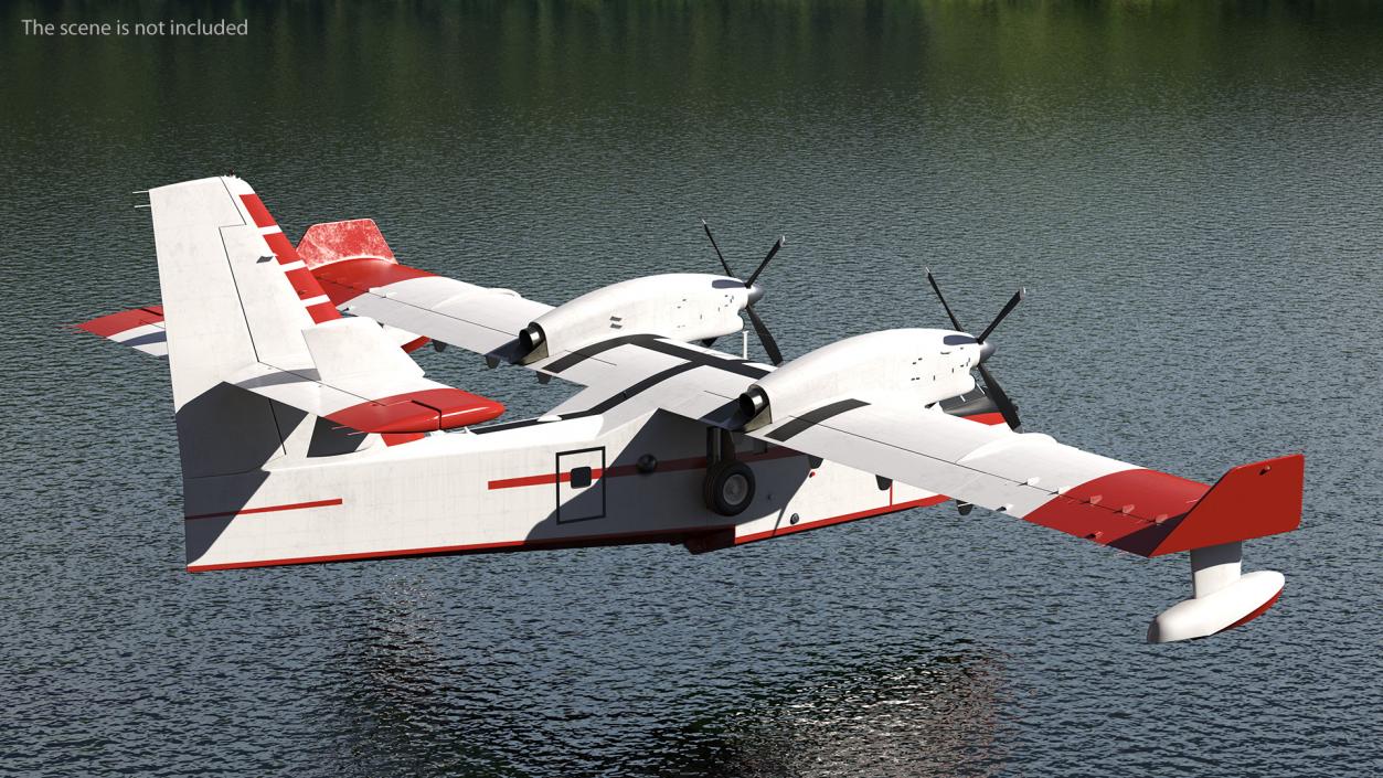 3D Amphibious Aircraft Flight