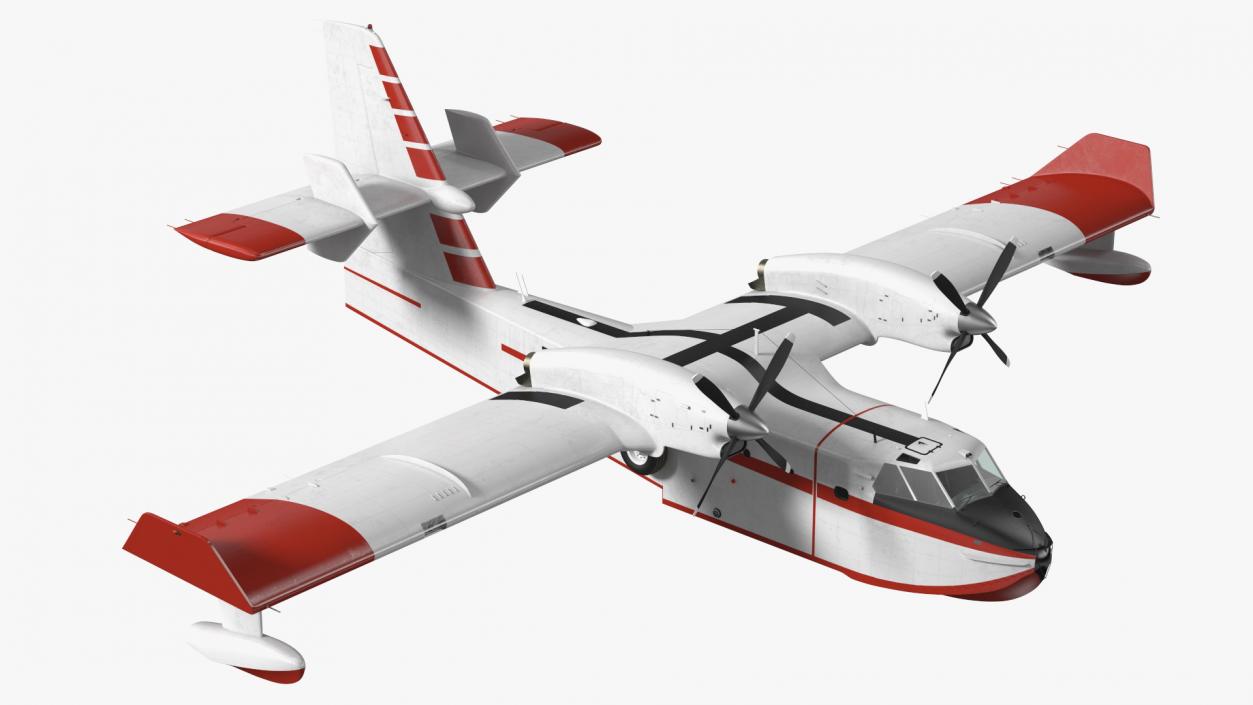 3D Amphibious Aircraft Flight