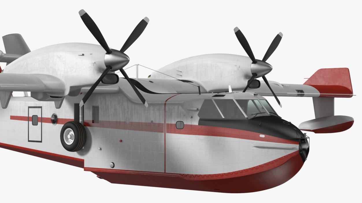 3D Amphibious Aircraft Flight