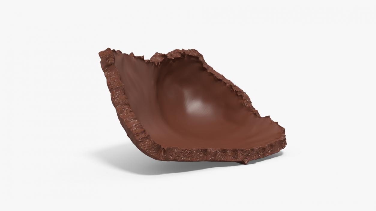 3D model Small Piece of Chocolate Bunny Tail