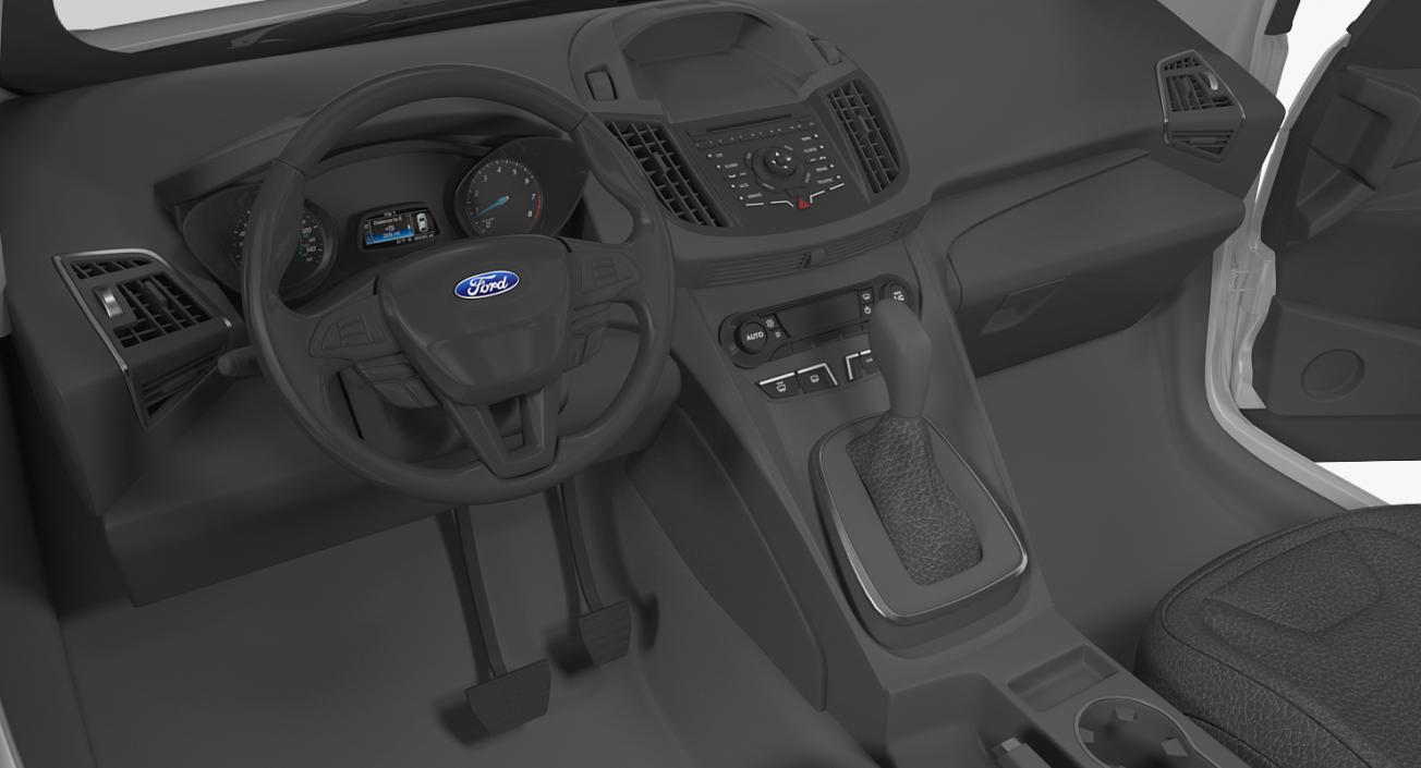 3D Ford Kuga FWD 2016 model